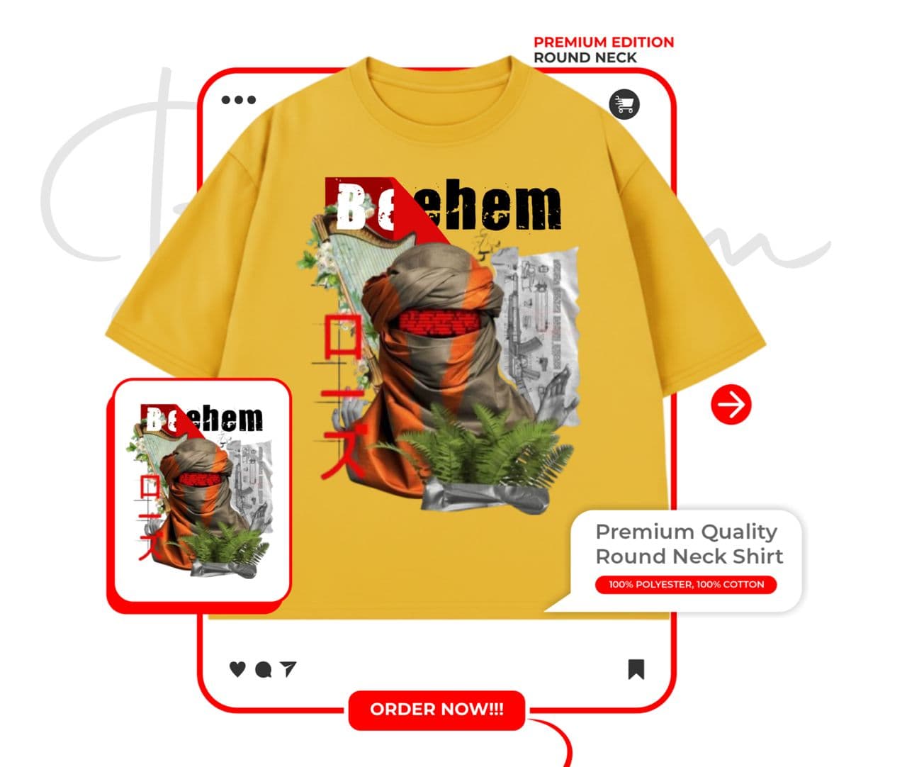 Premium Quality Round Neck