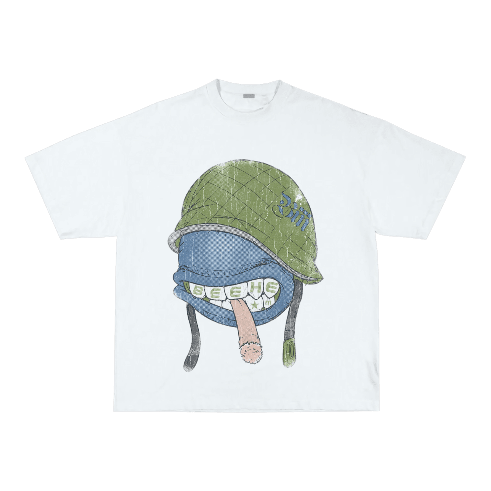 Round neck white