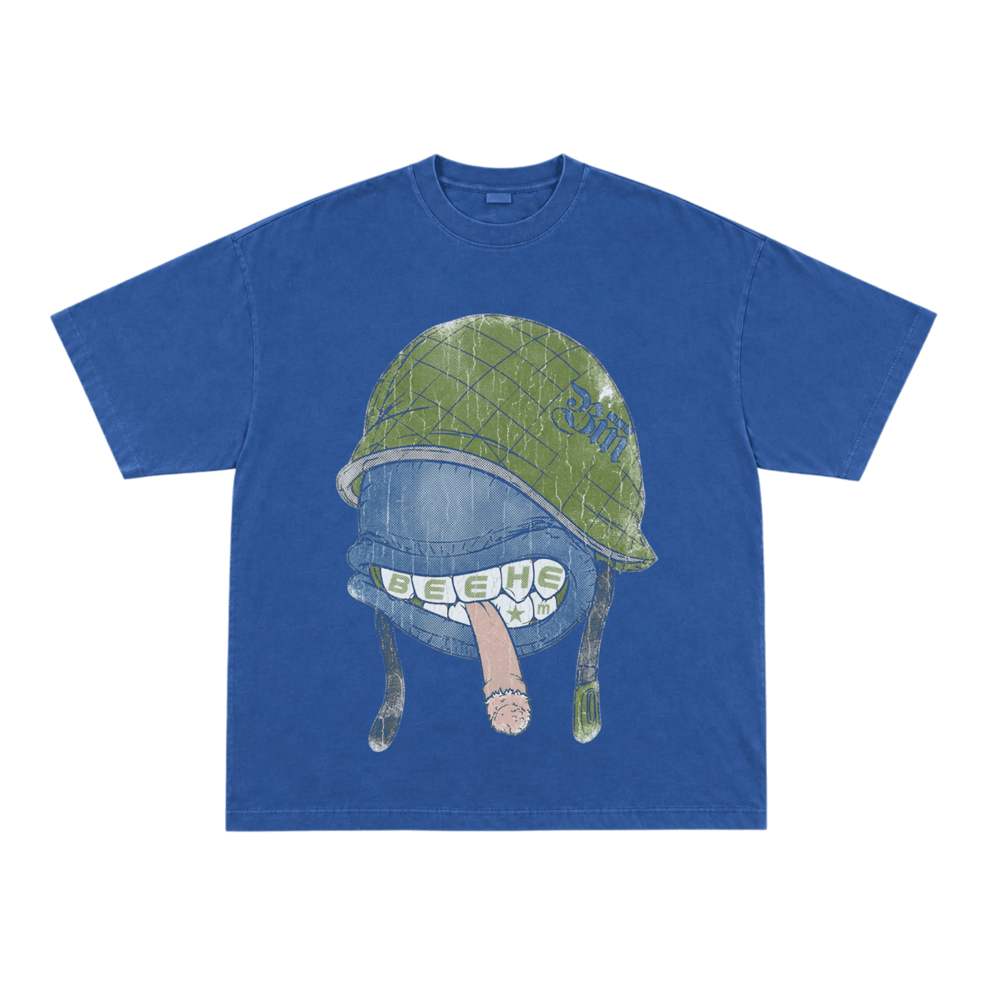 Round Neck blue